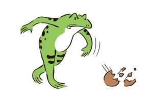 失敗のフリー画像（http://www.chojugiga.com/より）