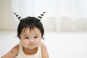 可愛い赤ちゃんの鬼