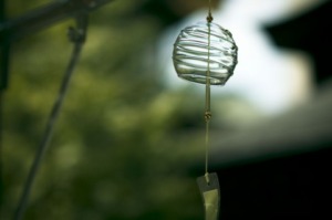 存在感のある風鈴の画像