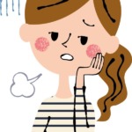 節約術で悩む女性のイラスト