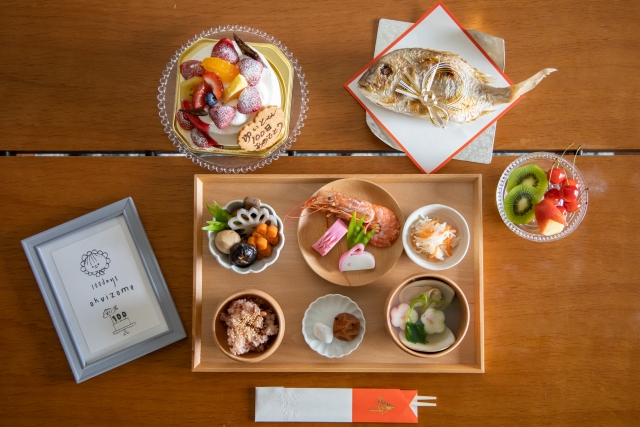 お食い初め膳の一例