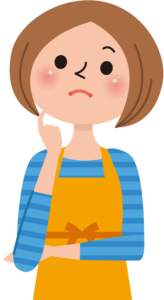どれ位保存できるの？と考えている女性のイラスト