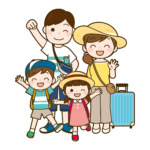 家族旅行イラスト