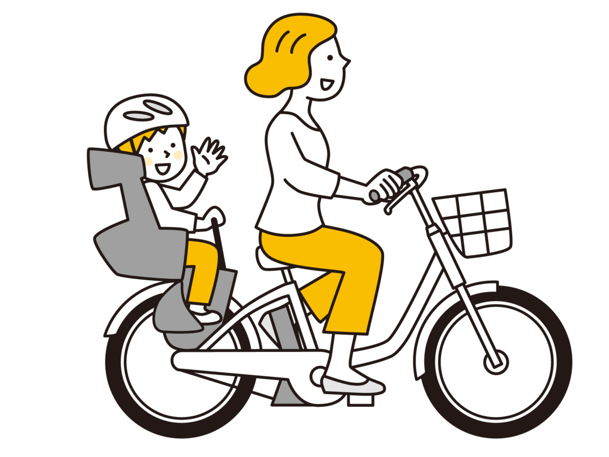 電動自転車ギュットで前乗せはいつから 安全な後ろ乗せの条件は じ じ の 一歩