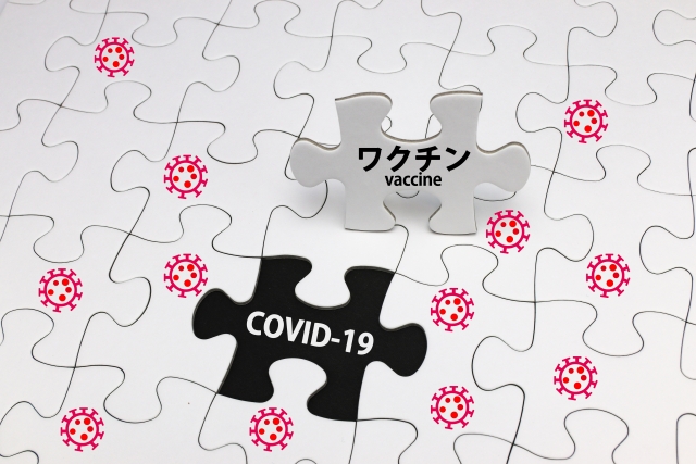 ワクチンとCOVID-19 のイメージ